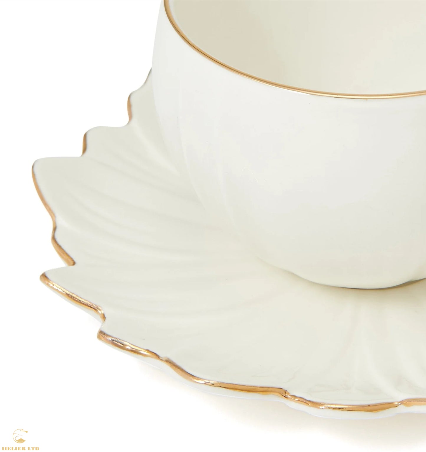 Omero floral cup and saucer