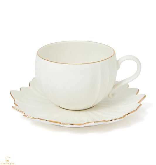 Omero floral cup and saucer