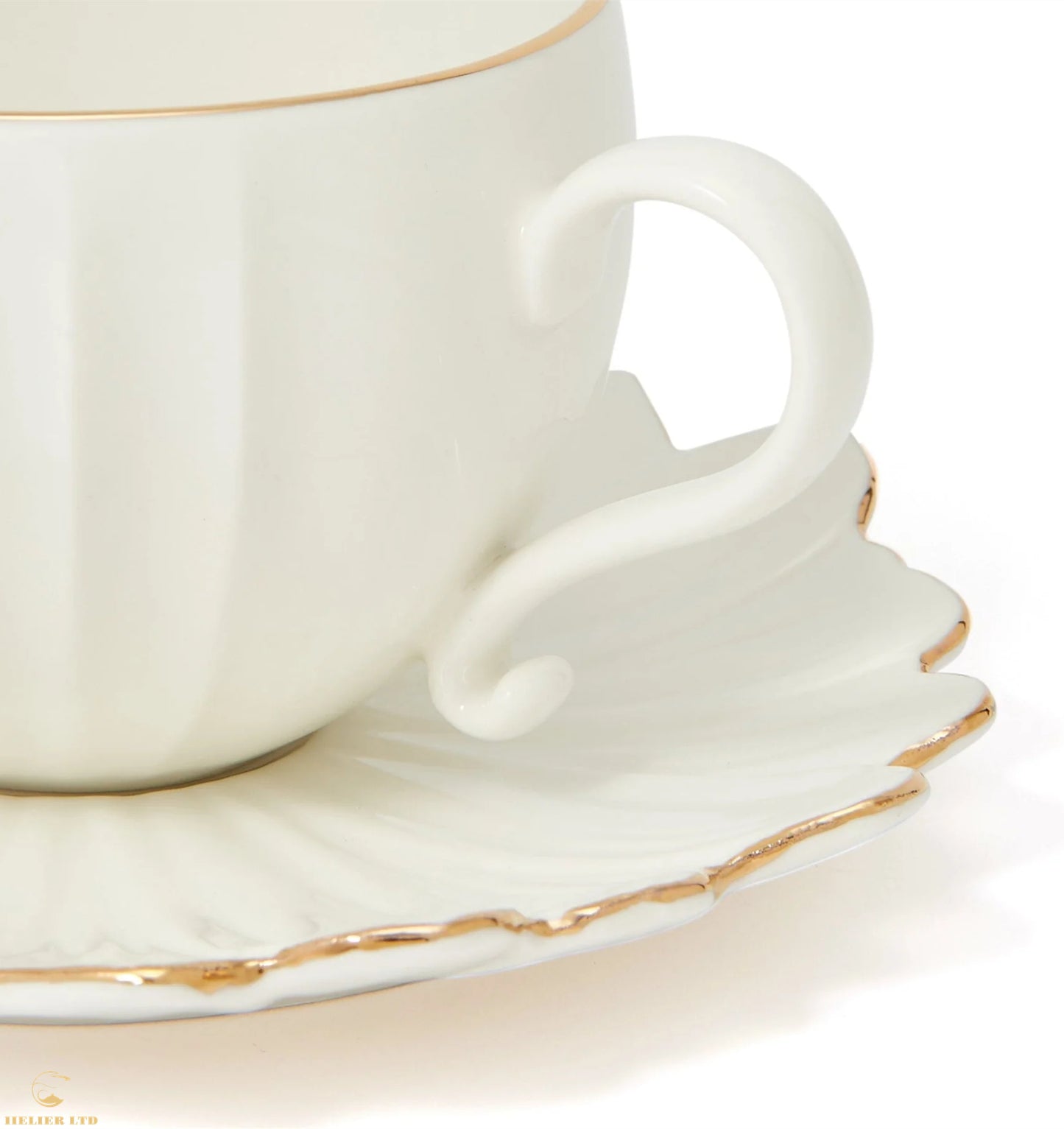 Omero floral cup and saucer